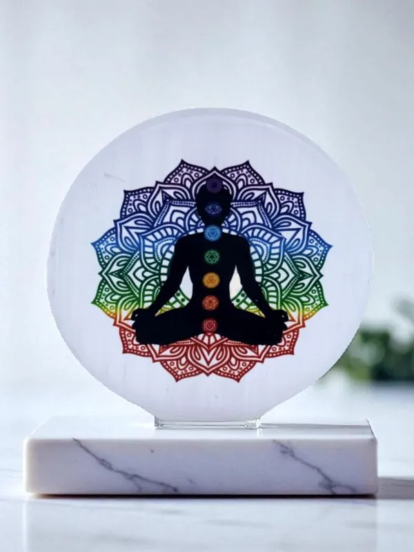 Selenite_Buddha_Charging_Plate_With_Chakra_Symbols