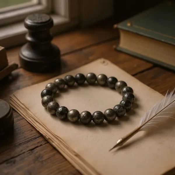 Pyrite_Beaded_Bracelet