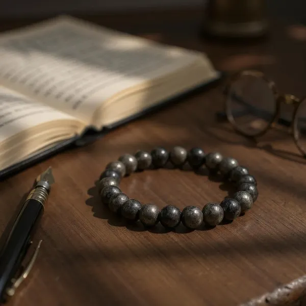 Pyrite_Beaded_Bracelet