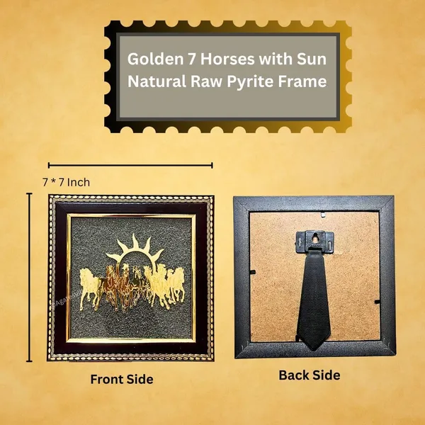 Pyrite_Stone_Wall_Frame_With_Horses