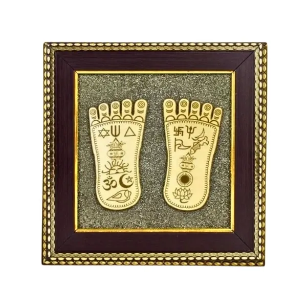 Lakshmi_Charan_Paduka_Wooden_Wall_Frame