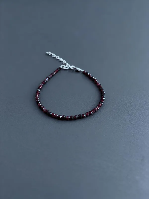 Raw_Garnet_Anklet_For_Women