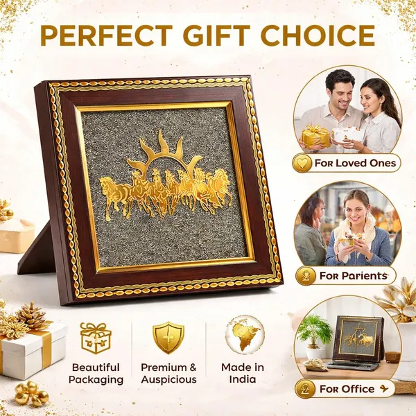 Pyrite_Seven_Horses_Wall_Frame
