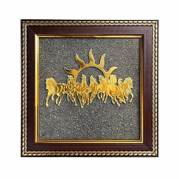 Pyrite_Seven_Horses_Wall_Frame