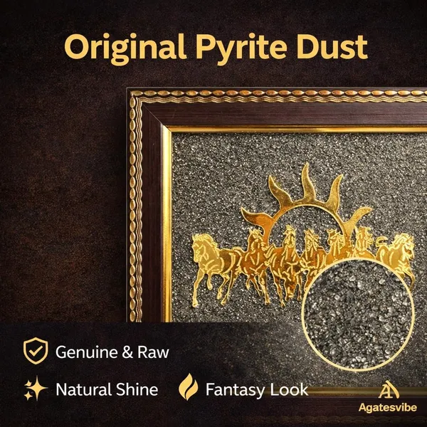 Pyrite_Seven_Horses_Wall_Frame