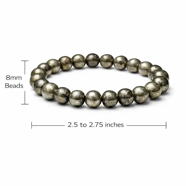 Natural_Pyrite_And_Black_Obsidian_Bracelet