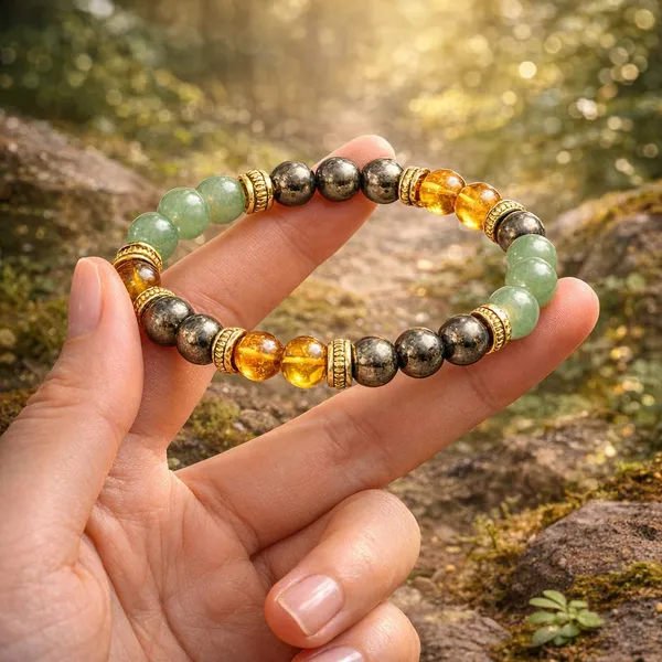 Crystal_Bracelet_With_Pyrite_Citrine_And_Green_Aventurine