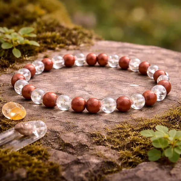 Red_Jasper_And_Clear_Quartz_Crystal_Bracelet