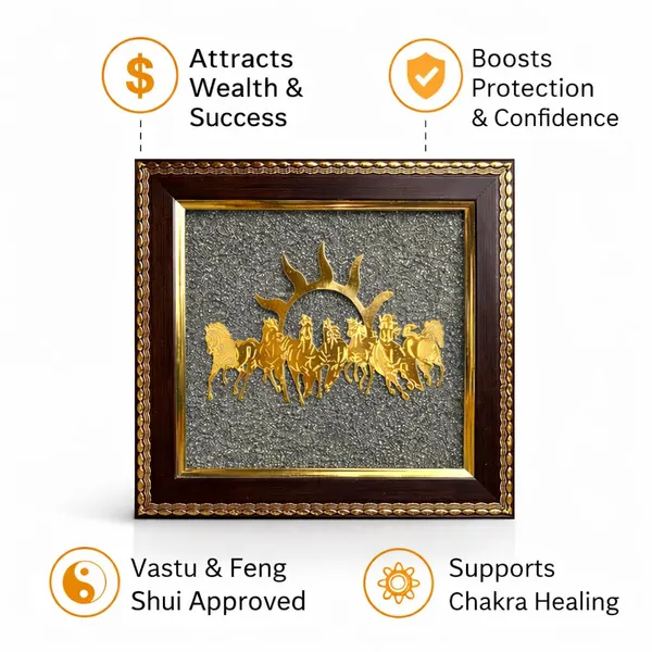 7_Horses_Painting_On_Pyrite_Stone_Wall_Art