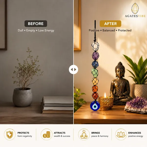 7_Chakra_Tumble_Stone_Hanging_With_Evil_Eye