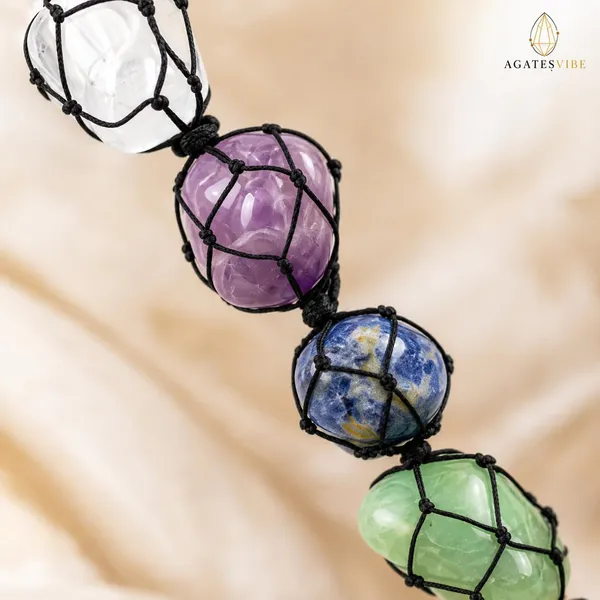 7_Chakra_Tumble_Stone_Hanging_With_Evil_Eye