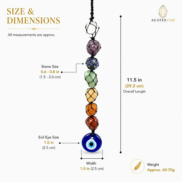 7_Chakra_Tumble_Stone_Hanging_With_Evil_Eye