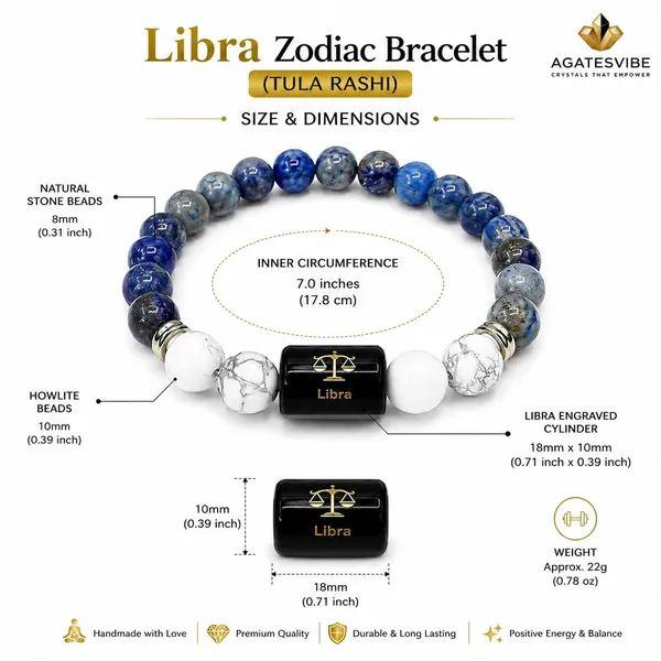 Lapis_Lazuli_And_Howlite_Bead_Bracelet