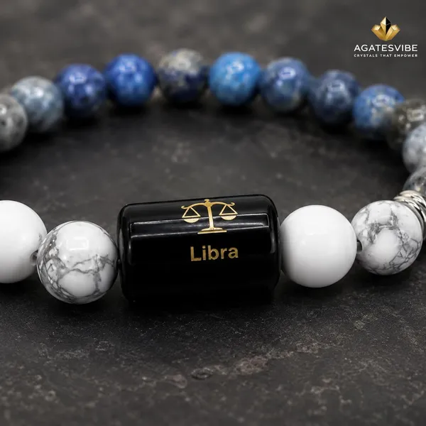 Lapis_Lazuli_And_Howlite_Bead_Bracelet