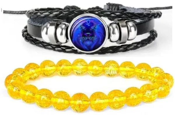 Multiagate_Stone,_Crystal,_Citrine,_Leather_Bracelet_Set_(Pack_of_2)