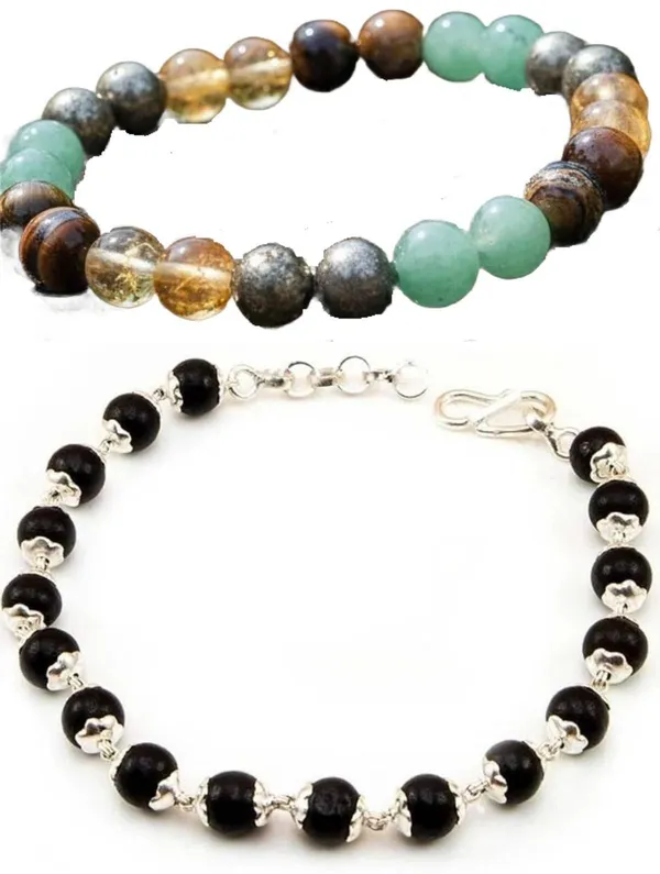 Multiagate_Wood,_Crystal,_Alloy_Bracelet_Set_(Pack_of_2)
