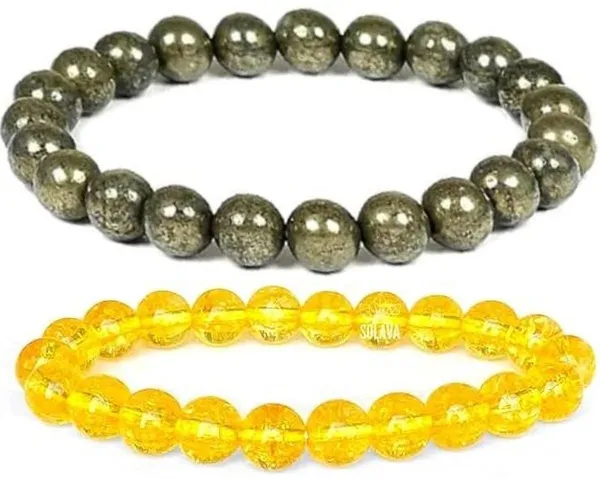 Multiagate_Pyrite,_Stone,_Crystal,_Citrine_Bracelet_Set_(Pack_of_2)