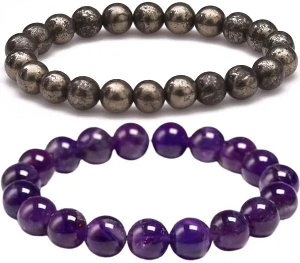 Multiagate_Amethyst,_Crystal_Bracelet_Set_(Pack_of_2)