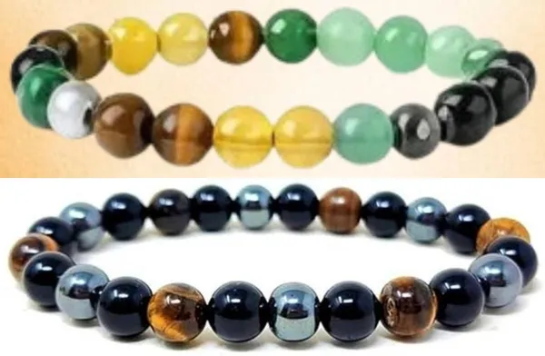 Multiagate_Pyrite,_Stone,_Green_Aventurine,_Tiger's_Eye,_Citrine,_Clear_Quartz,_Black_Obsidian_Bracelet_Set_(Pack_of_2)