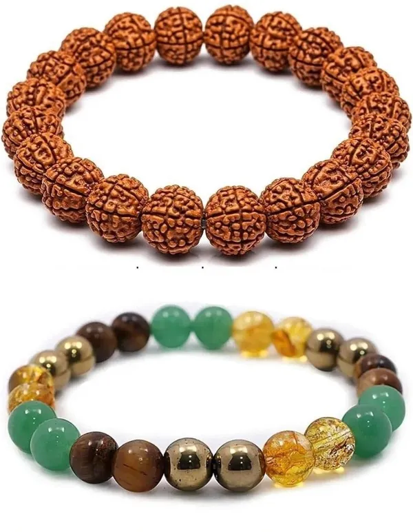 Multiagate_Pyrite,_Stone,_Green_Aventurine,_Golden_Pyrite,_Tiger's_Eye,_Citrine_Bracelet_Set_(Pack_of_2)