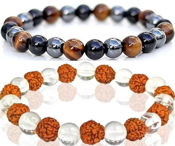 Multiagate_Crystal,_Rudraksha,_Glass,_Clear_Quartz_Bracelet_Set_(Pack_of_2)