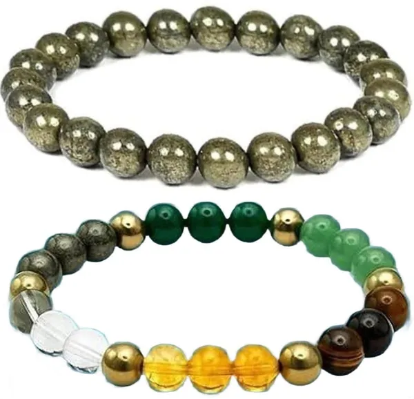 Multiagate_Pyrite,_Stone,_Crystal_Bracelet_Set_(Pack_of_2)