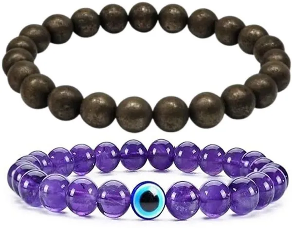 Multiagate_Pyrite,_Crystal_Bracelet_Set_(Pack_of_2)