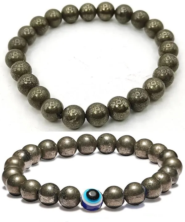 Multiagate_Pyrite,_Stone_Bracelet_Set_(Pack_of_2)