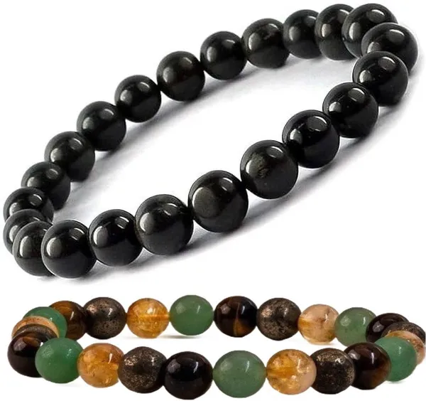 Multiagate_Stone,_Crystal_Bracelet_Set_(Pack_of_2)