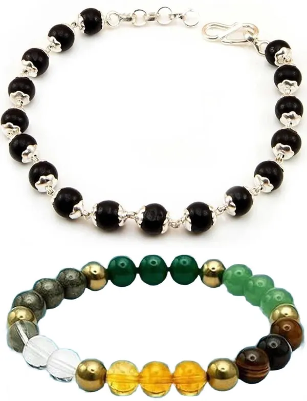 Multiagate_Wood,_Stone,_Alloy_Bracelet_Set_(Pack_of_2)
