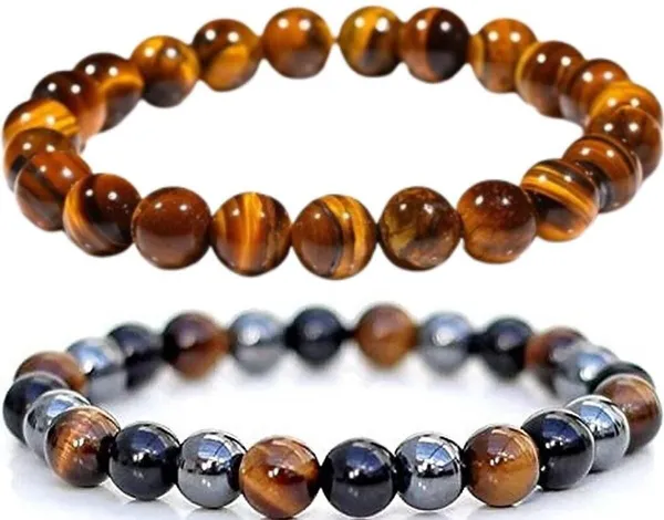 Multiagate_Crystal,_Tiger's_Eye,_Glass_Bracelet_Set_(Pack_of_2)