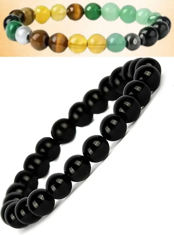 Multiagate_Pyrite,_Green_Aventurine,_Tiger's_Eye,_Citrine,_Clear_Quartz_Bracelet_Set_(Pack_of_2)
