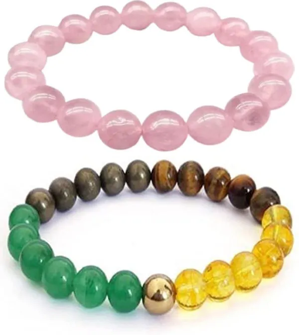 Multiagate_Rose_Quartz,_Crystal_Bracelet_Set_(Pack_of_2)