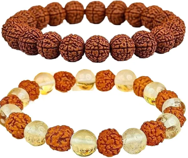 Multiagate_Crystal,_Rudraksha,_Clear_Quartz_Bracelet_Set_(Pack_of_2)