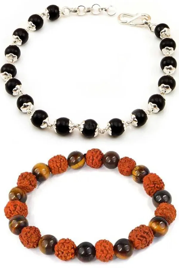 Multiagate_Wood,_Stone,_Crystal,_Tiger's_Eye,_Rudraksha,_Alloy_Bracelet_Set_(Pack_of_2)