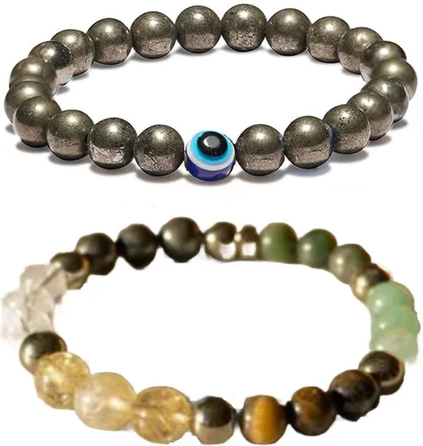 Multiagate_Pyrite,_Stone,_Green_Aventurine,_Amethyst,_Crystal,_Tiger's_Eye,_Citrine,_Green_Jade_Bracelet_Set_(Pack_of_2)