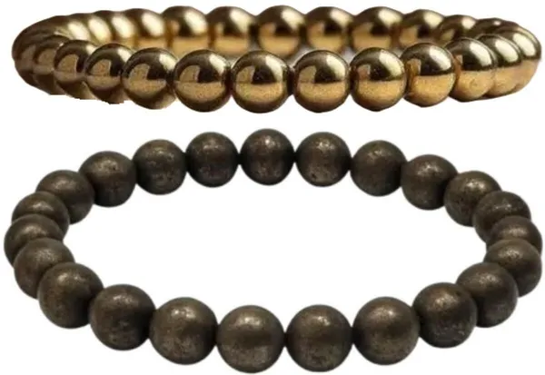 Multiagate_Pyrite,_Crystal,_Golden_Pyrite_Bracelet_Set_(Pack_of_2)