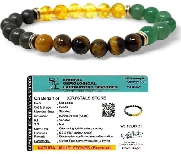 Multiagate_Pyrite,_Green_Aventurine,_Amethyst,_Tiger's_Eye,_Citrine_Bracelet_Set_(Pack_of_2)