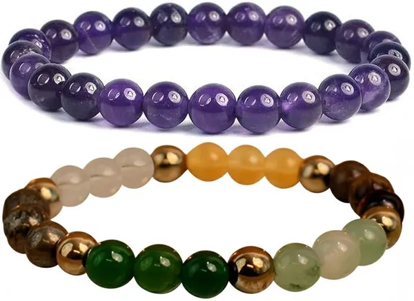 Multiagate_Stone,_Amethyst,_Crystal_Bracelet_Set_(Pack_of_2)