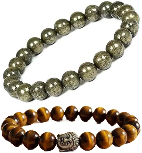 Multiagate_Crystal,_Tiger's_Eye_Bracelet_Set_(Pack_of_2)