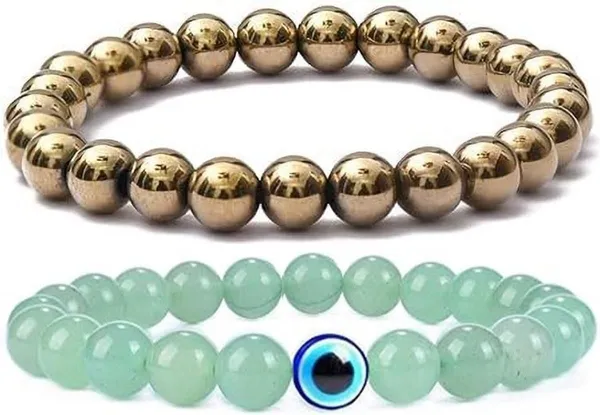 Multiagate_Golden_Pyrite,_Crystal_Bracelet_Set_(Pack_of_2)