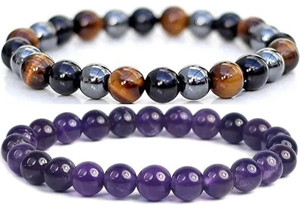 Multiagate_Amethyst,_Crystal,_Glass_Bracelet_Set_(Pack_of_2)