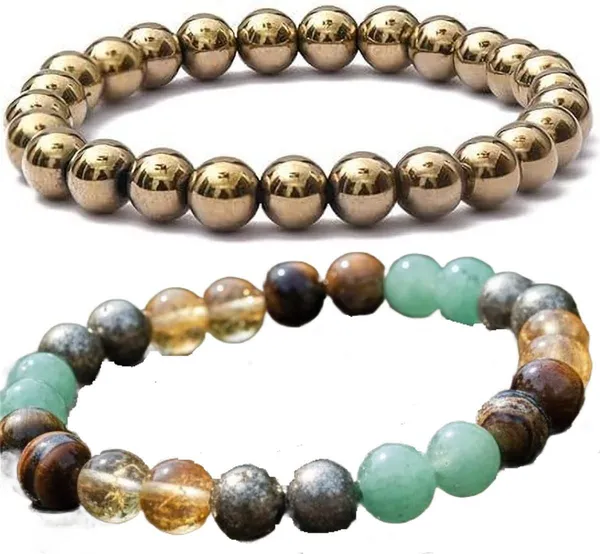 Multiagate_Golden_Pyrite,_Crystal_Bracelet_Set_(Pack_of_2)