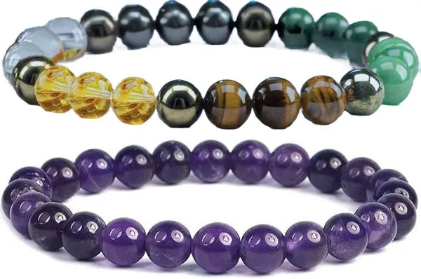 Multiagate_Stone,_Amethyst,_Crystal_Bracelet_Set_(Pack_of_2)