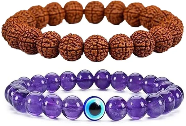 Multiagate_Crystal,_Rudraksha_Bracelet_Set_(Pack_of_2)