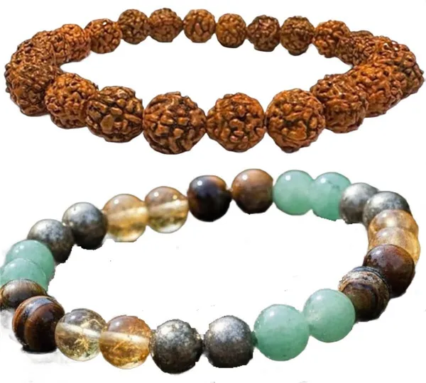 Multiagate_Crystal,_Rudraksha_Bracelet_Set_(Pack_of_2)