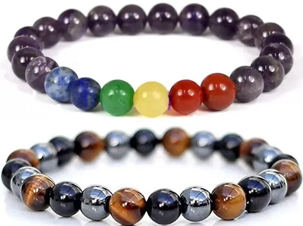 Multiagate_Lapiz_Lazuli,_Stone,_Green_Aventurine,_Amethyst,_Crystal,_Glass,_7_Chakra,_Red,_Black_Obsidian_Bracelet_Set_(Pack_of_2)