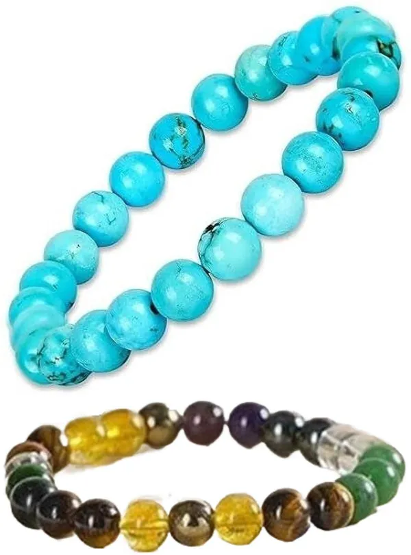 Multiagate_Pyrite,_Hematite,_Green_Aventurine,_Amethyst,_Crystal,_Tiger's_Eye,_Citrine_Bracelet_Set_(Pack_of_2)