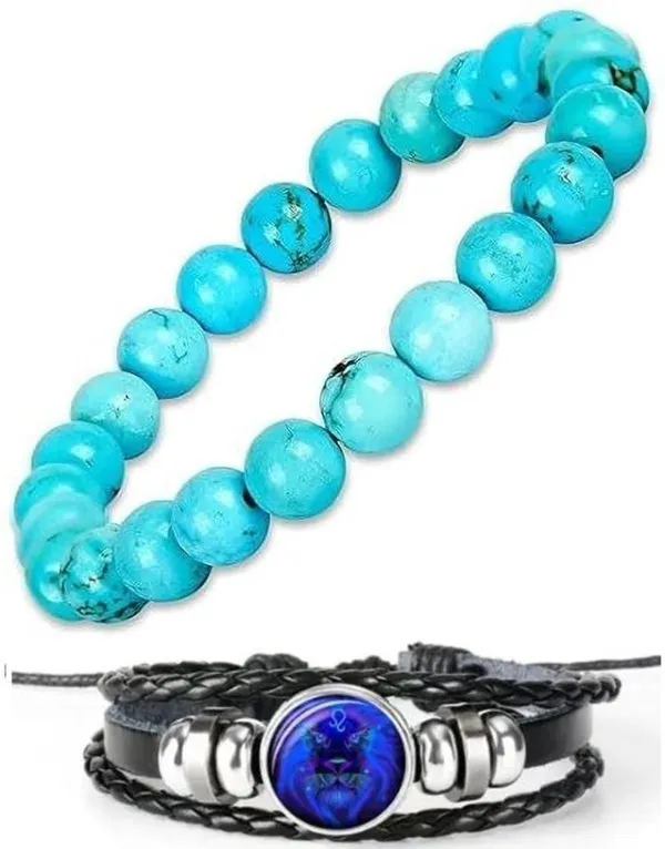 Multiagate_Crystal,_Leather_Bracelet_Set_(Pack_of_2)