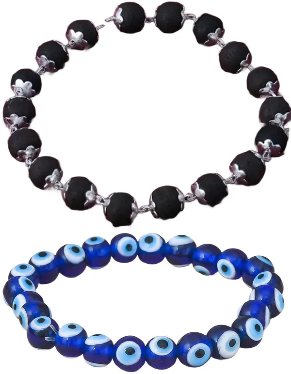 Multiagate_Wood,_Evil_Eye_Bracelet_Set_(Pack_of_2)